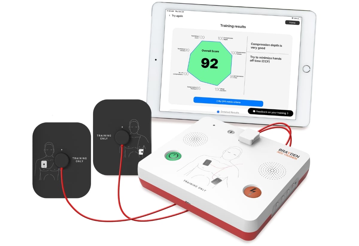 Innosonian's AED trainer and app